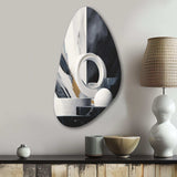 Abstract Marble Shapes II - Asymmetric Metal Wall Art