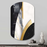 Marble Painting Shapes - Asymmetric Metal Wall Art