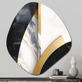 Marble Painting Shapes - Asymmetric Metal Wall Art