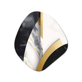 Marble Painting Shapes - Asymmetric Metal Wall Art