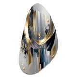 Abstract Shapes And Lines I - Asymmetric Metal Wall Art