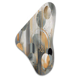 Abstract Shapes And Lines II - Asymmetric Metal Wall Art