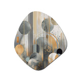 Abstract Shapes And Lines II - Asymmetric Metal Wall Art