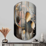 Abstract Shapes And Lines III - Asymmetric Metal Wall Art