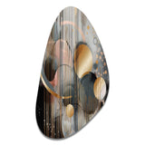 Abstract Shapes And Lines III - Asymmetric Metal Wall Art