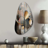 Abstract Shapes And Lines III - Asymmetric Metal Wall Art