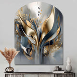 Abstract Shapes And Lines IV - Asymmetric Metal Wall Art