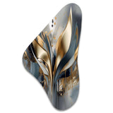 Abstract Shapes And Lines IV - Asymmetric Metal Wall Art Test