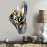 Abstract Shapes And Lines IV - Asymmetric Metal Wall Art Test