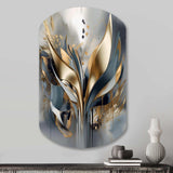 Abstract Shapes And Lines IV - Asymmetric Metal Wall Art Test