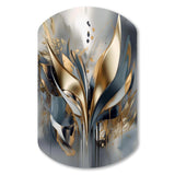 Abstract Shapes And Lines IV - Asymmetric Metal Wall Art Test