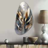 Abstract Shapes And Lines IV - Asymmetric Metal Wall Art Test