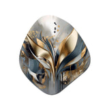 Abstract Shapes And Lines IV - Asymmetric Metal Wall Art Test