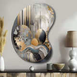 Soft Colors Marble Abstract I - Asymmetric Metal Wall Art