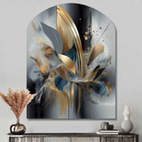 Soft Colors Marble Abstract II - Asymmetric Metal Wall Art