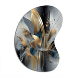 Soft Colors Marble Abstract II - Asymmetric Metal Wall Art