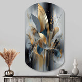 Soft Colors Marble Abstract II - Asymmetric Metal Wall Art