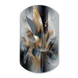 Soft Colors Marble Abstract II - Asymmetric Metal Wall Art