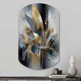 Soft Colors Marble Abstract II - Asymmetric Metal Wall Art