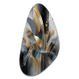 Soft Colors Marble Abstract II - Asymmetric Metal Wall Art