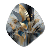 Soft Colors Marble Abstract II - Asymmetric Metal Wall Art