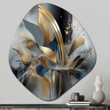 Soft Colors Marble Abstract II - Asymmetric Metal Wall Art