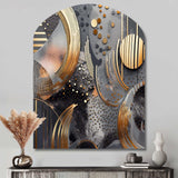 Soft Colors Marble Abstract III - Asymmetric Metal Wall Art