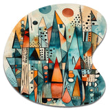 Joyful Geometric I - Asymmetric Metal Wall Art