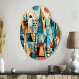 Joyful Geometric I - Asymmetric Metal Wall Art