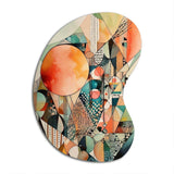 Joyful Geometric II - Asymmetric Metal Wall Art