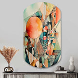 Joyful Geometric II - Asymmetric Metal Wall Art