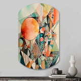 Joyful Geometric II - Asymmetric Metal Wall Art