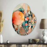 Joyful Geometric II - Asymmetric Metal Wall Art