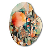 Joyful Geometric II - Asymmetric Metal Wall Art