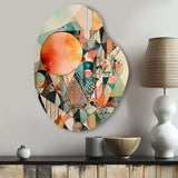 Joyful Geometric II - Asymmetric Metal Wall Art