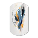 Abstract Shapes Modern Artwork II - Asymmetric Metal Wall Art