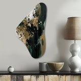 Black Abstracted Realities - Asymmetric Metal Wall Art