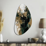 Black Abstracted Realities - Asymmetric Metal Wall Art