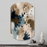 Blue Reflections II - Asymmetric Metal Wall Art