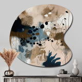 Blue Reflections II - Asymmetric Metal Wall Art