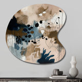 Blue Reflections II - Asymmetric Metal Wall Art