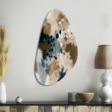 Blue Reflections II - Asymmetric Metal Wall Art