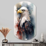 Eagle Portrait II - Asymmetric Metal Wall Art