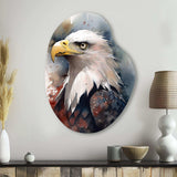 Eagle Portrait II - Asymmetric Metal Wall Art