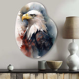 Eagle Portrait II - Asymmetric Metal Wall Art