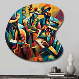 Jazz Performance On Stage I - Asymmetric Metal Wall Art