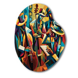 Jazz Performance On Stage I - Asymmetric Metal Wall Art