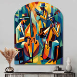 Jazz Performance On Stage II - Asymmetric Metal Wall Art