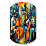 Jazz Performance On Stage II - Asymmetric Metal Wall Art