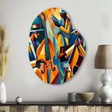 Jazz Performance On Stage II - Asymmetric Metal Wall Art